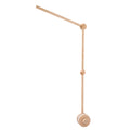Wooden Crib Mobile Bed Bell Bracket for Baby 0–12 Months