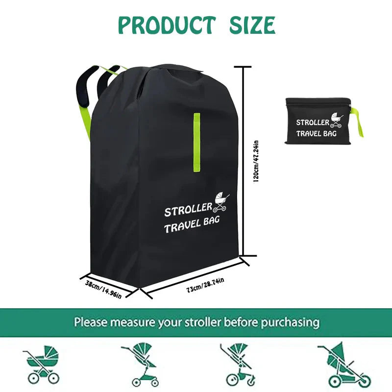 Universal Baby Stroller Travel Bag with Shoulder Belt