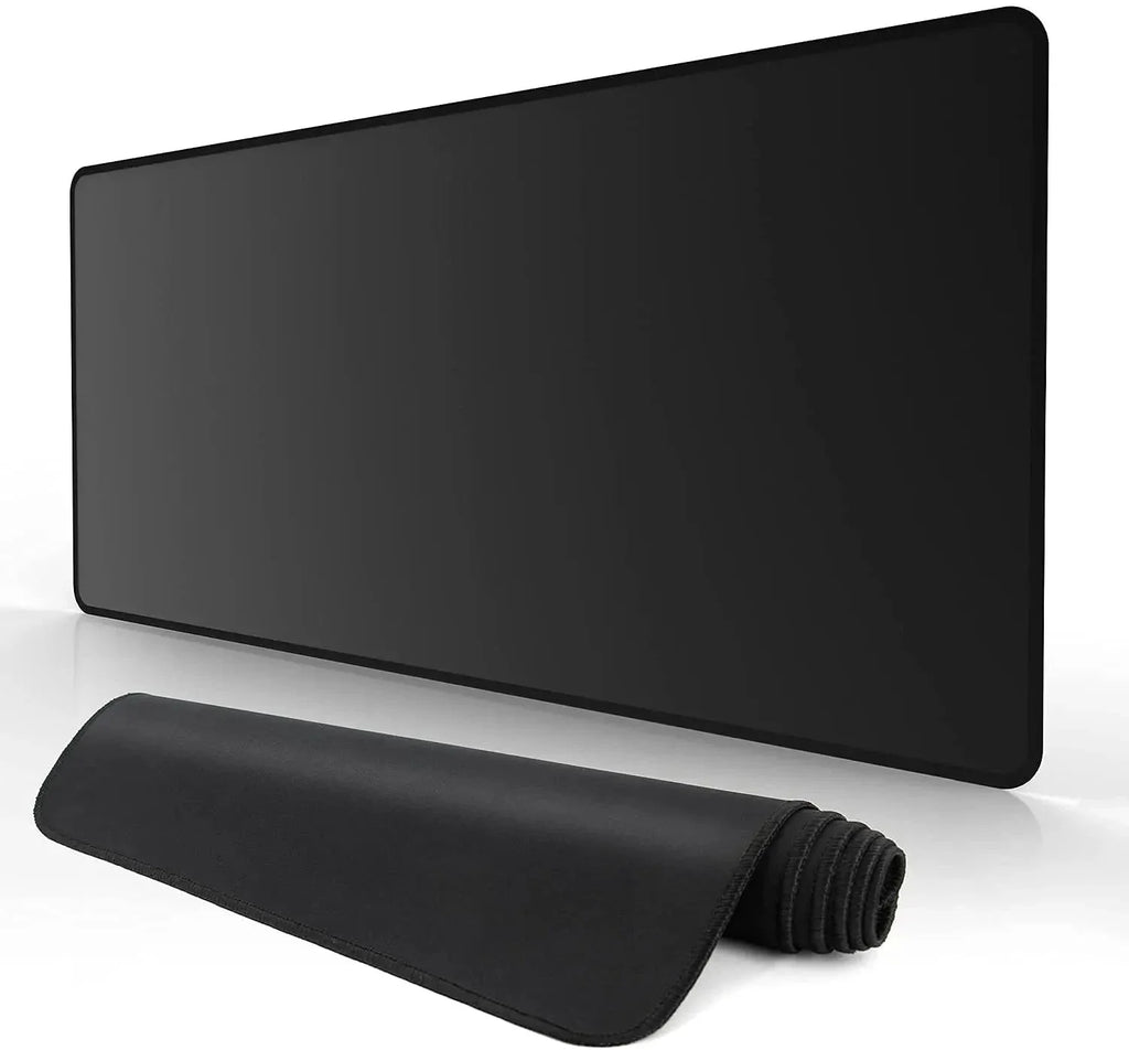 XXL Black Gaming Mouse Pad – Large Non-Slip Rubber Desk Mat for Keyboard, PC & Laptop