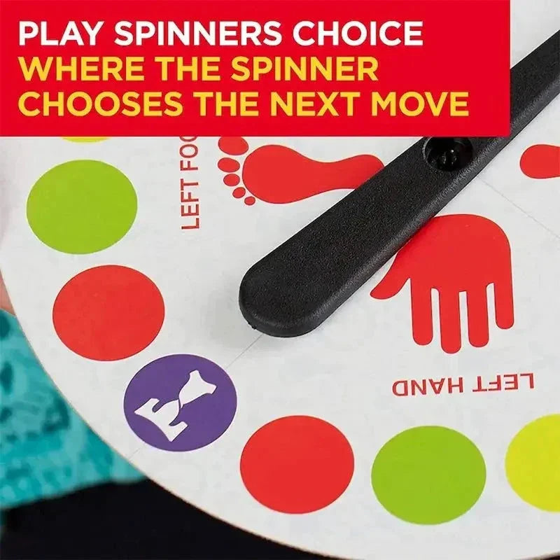 Funny Twist Body Move Game Mat – Active Family Party Board Game for Kids & Adults