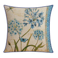 Sofa Pillow Cotton and Linen Thick Flower and Bird Back Seat Cushion Pillow Office