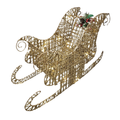 Gold Christmas Sleigh Lighted Decoration AA2024-11-0898 1.5 ft