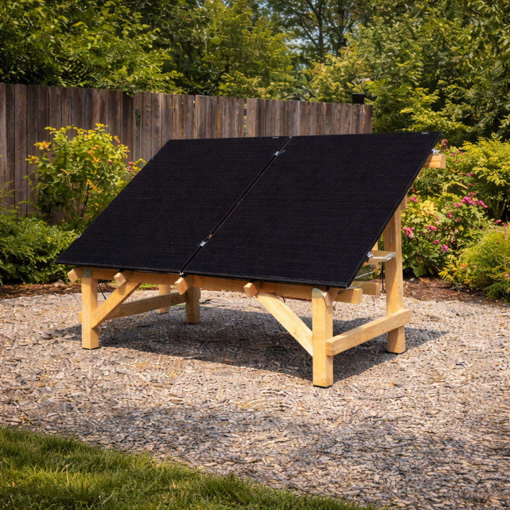 Nature's Generator Lithium 3600 Solar Generator and Transfer Switch