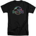 Jurassic Park Prehistoric Groove Mens Tall T Shirt Black