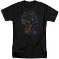 Jurassic Park Neon T-Rex Mens Tall T Shirt Black