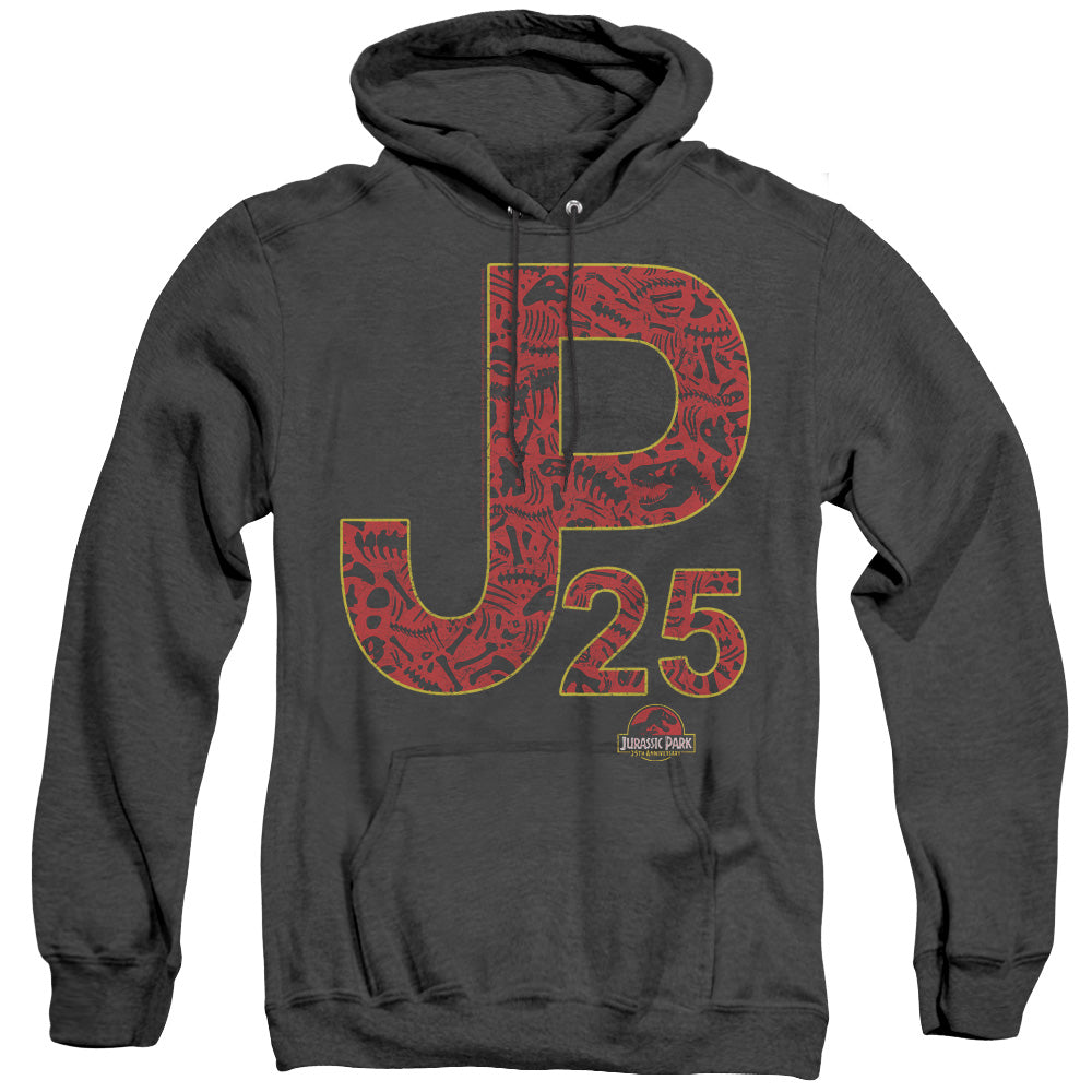 Jurassic Park JP 25 Heather Mens Hoodie Black