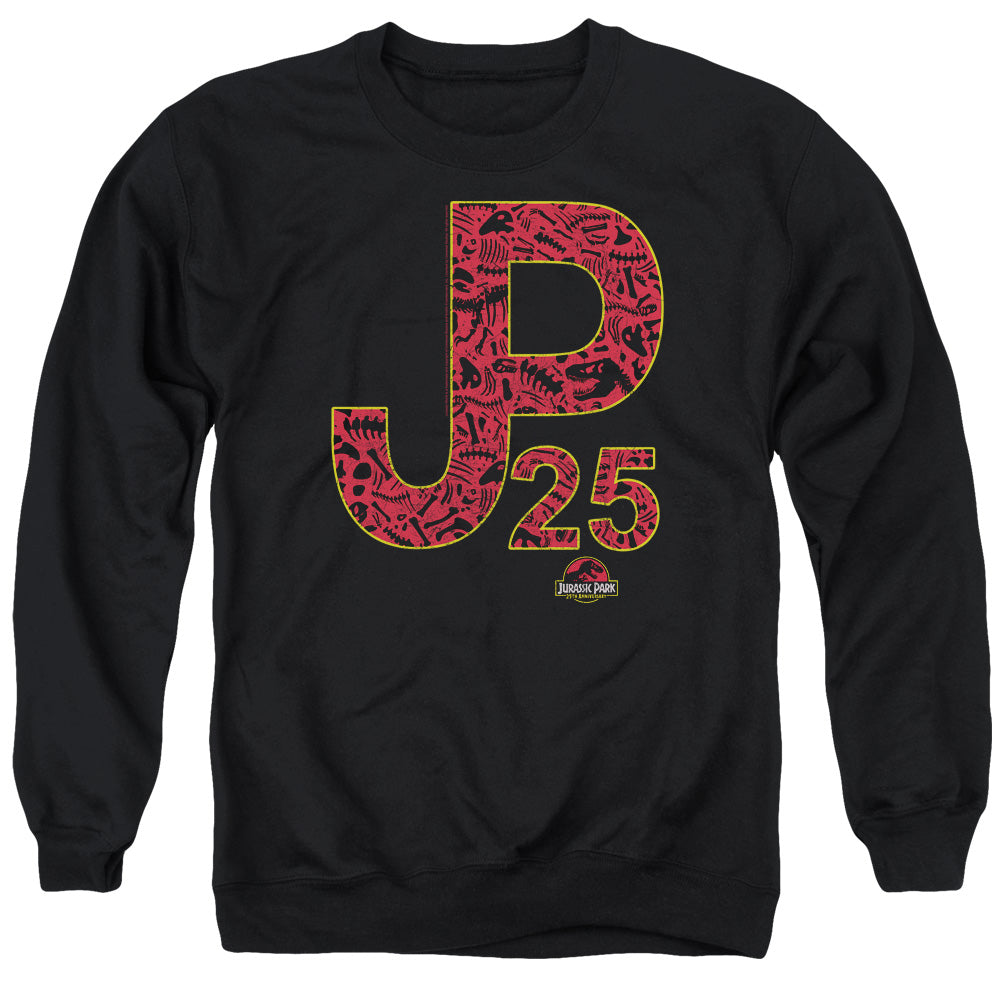 Jurassic Park JP 25 Mens Crewneck Sweatshirt Black