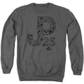 Jurassic Park JP 25 Mens Crewneck Sweatshirt Charcoal