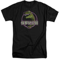 Jurassic Park Lying Smile Mens Tall T Shirt Black