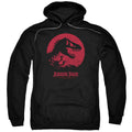 Jurassic Park T-Rex Sphere Mens Hoodie Black