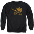 Jurassic Park Tri Mount Mens Crewneck Sweatshirt Black
