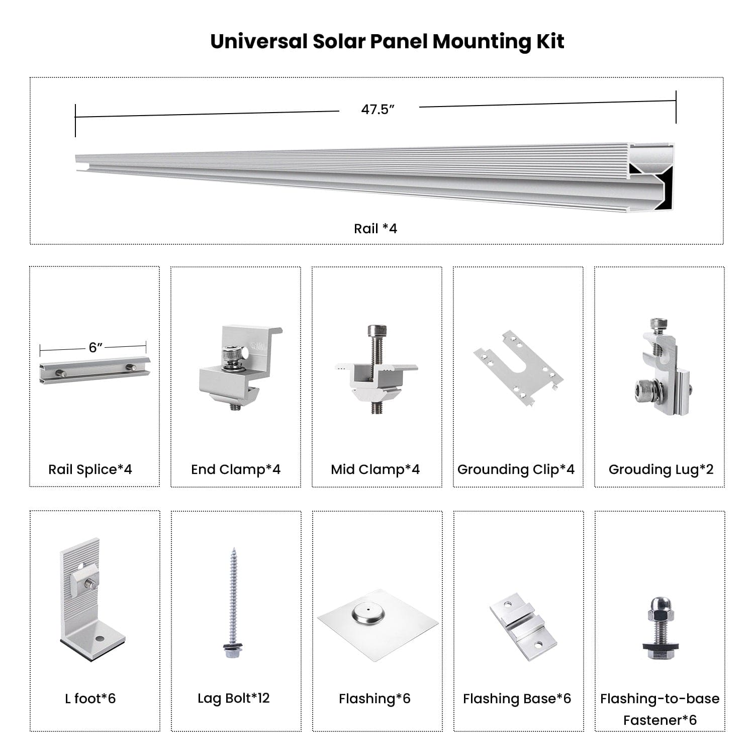 Nature's Generator Universal Solar Panel Mount