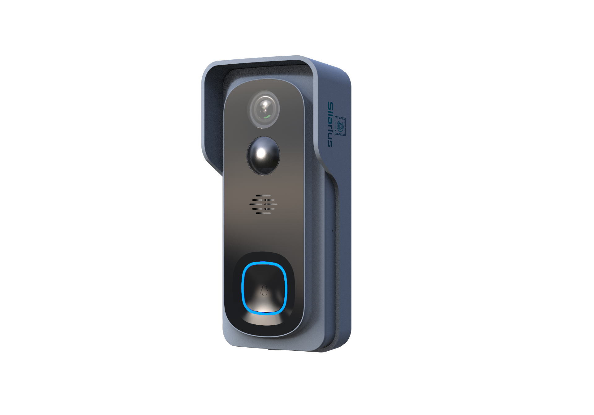 Silarius SIL-DOORBELL2MPBSDB 2MP, WiFi Battery Powered Smart Doorbell Camera + Chime (Outdoor IP65), Cloudedge app , includes 32GB MicroSD card