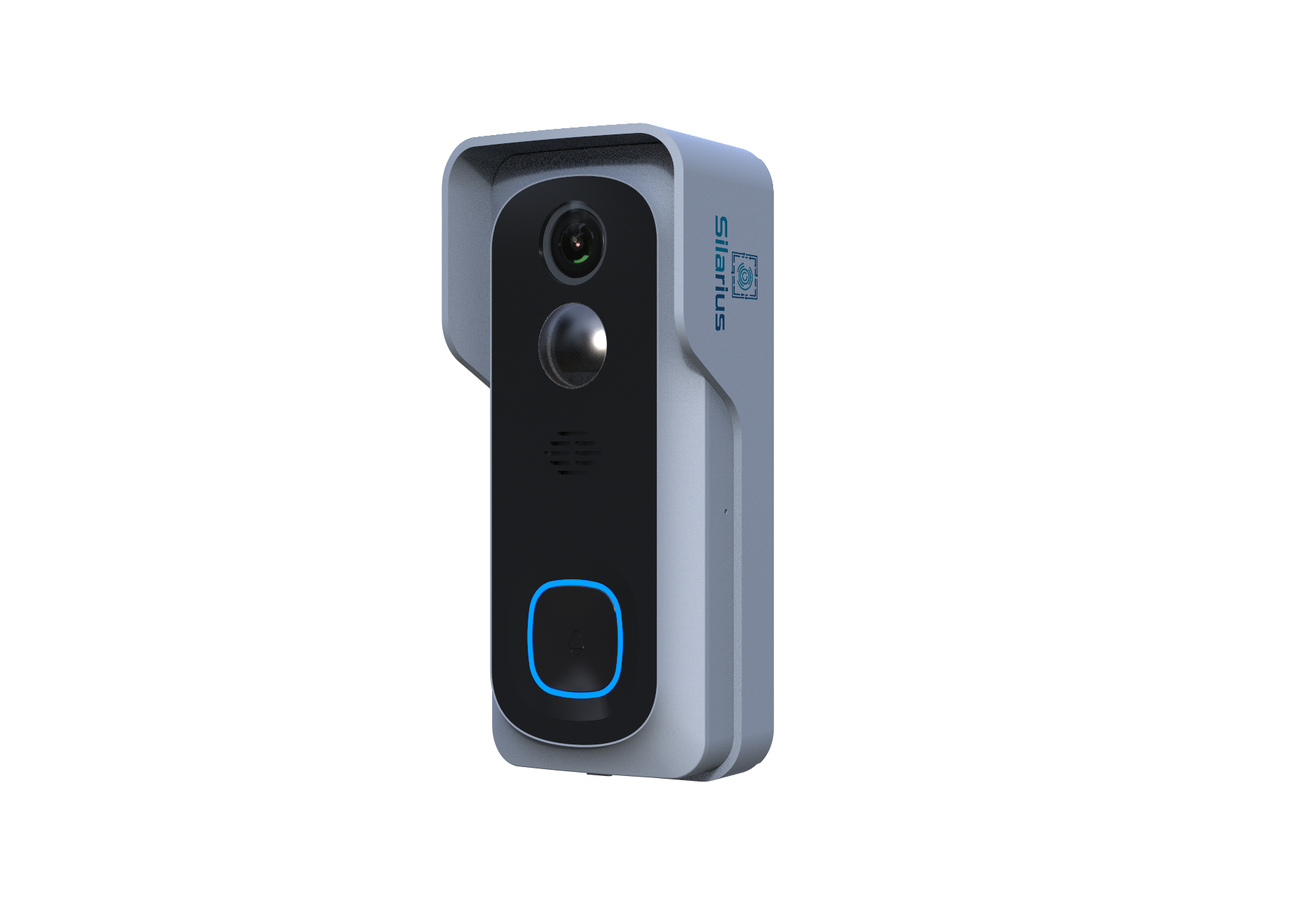 Silarius SIL-DOORBELL2MPBSDB 2MP, WiFi Battery Powered Smart Doorbell Camera + Chime (Outdoor IP65), Cloudedge app , includes 32GB MicroSD card