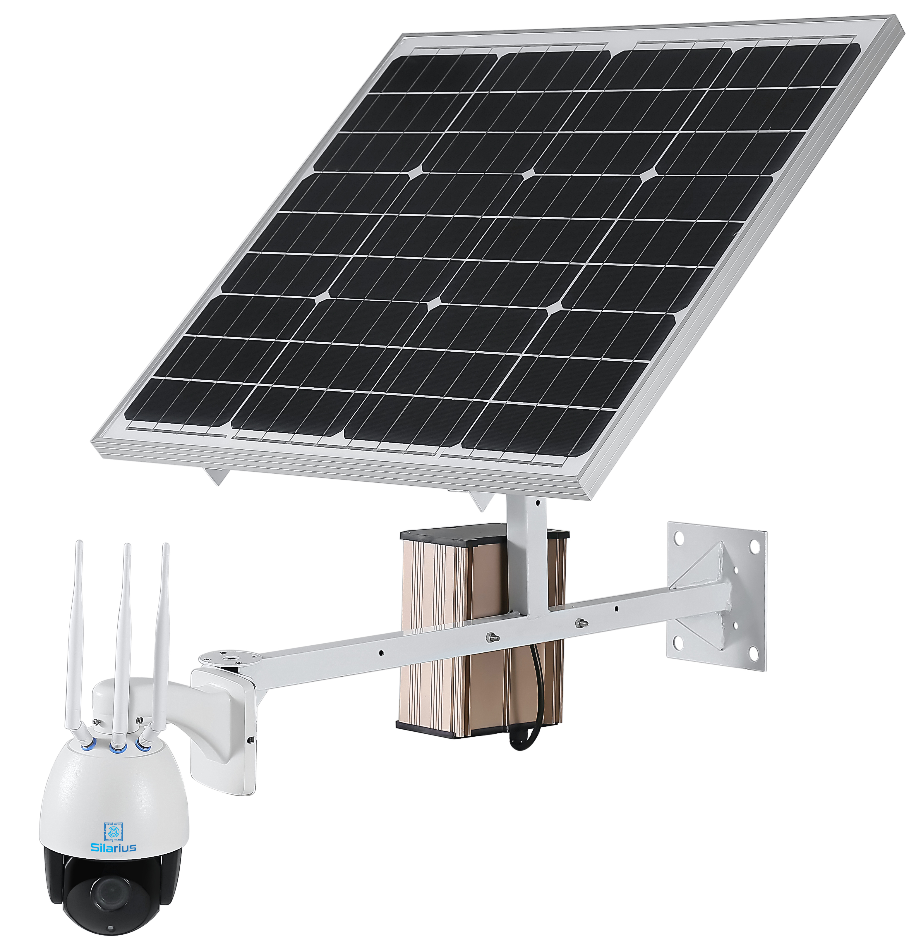 Silarius SIL-SOLARPTZX224G60W40AH PTZ 5MP 3G/4G X22 Optical zoom w/Solar Power: 60W 40AH (CamhiPro app)