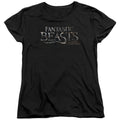 Fantastic Beasts Logo Womens T Shirt Black Officially Licensed