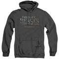 Fantastic Beasts Logo 2 Heather Mens Hoodie Black Officially Licensed