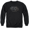 Fantastic Beasts Logo 2 Mens Crewneck Sweatshirt Black Officially Licensed