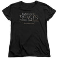 Fantastic Beasts Logo 2 Womens T Shirt Black Officially Licensed