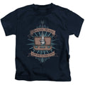 Fantastic Beasts Briefcase Juvenile Kids Youth T Shirt Navy Blue Officially Licensed