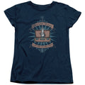 Fantastic Beasts Briefcase Womens T Shirt Navy Blue Officially Licensed