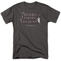 Fantastic Beasts Wanded Mens T Shirt Charcoal Officially Licensed