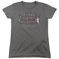 Fantastic Beasts Wanded Womens T Shirt Charcoal Officially Licensed