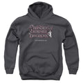Fantastic Beasts Wanded Kids Youth Hoodie Charcoal Officially Licensed
