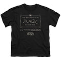 Fantastic Beasts Magic To Work Here Kids Youth T Shirt Black Officially Licensed