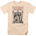 Fantastic Beasts Witches Live Among Us Mens T Shirt Cream Officially Licensed
