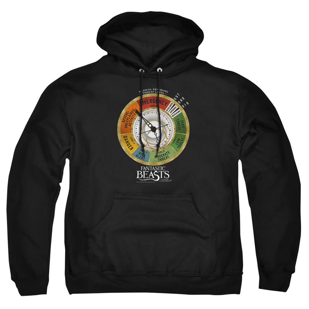 Fantastic Beasts Threat Gauge Mens Hoodie Black Officially Licensed