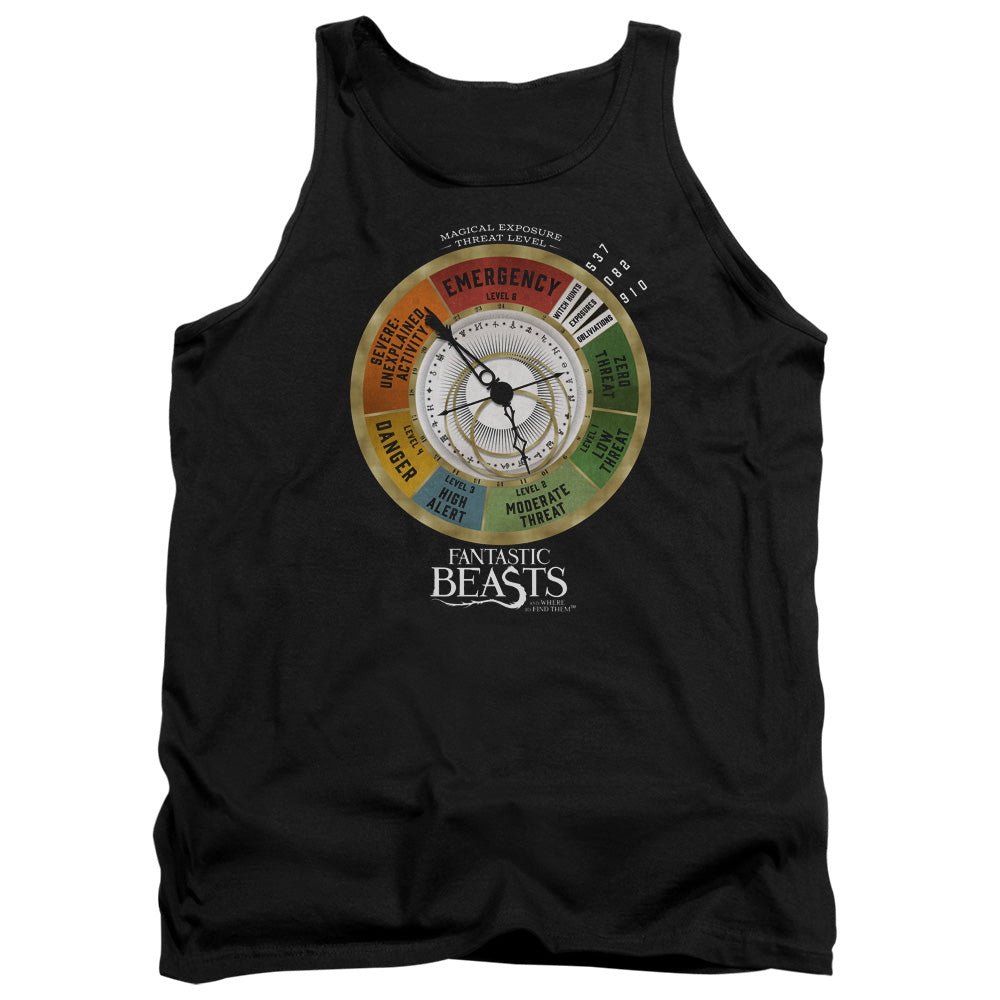 Fantastic Beasts Threat Gauge Mens Tank Top Shirt Black Officially Licensed