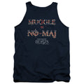 Fantastic Beasts Uk Us No Maj Mens Tank Top Shirt Navy Blue Officially Licensed