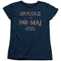 Fantastic Beasts Uk Us No Maj Womens T Shirt Navy Blue Officially Licensed