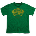 Fantastic Beasts Muggle Worthy Kids Youth T Shirt Kelly Green Officially Licensed