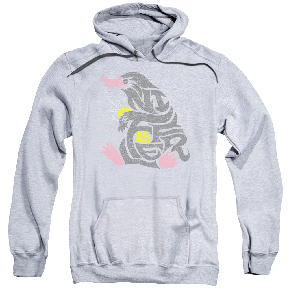 Fantastic Beasts Niffler Mens Hoodie Athletic Heather Officially Licensed