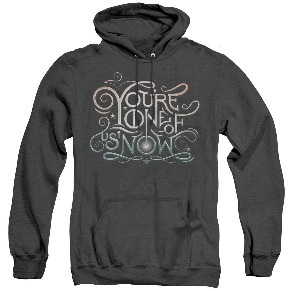 Fantastic Beasts One Of Us Heather Mens Hoodie Black Officially Licensed