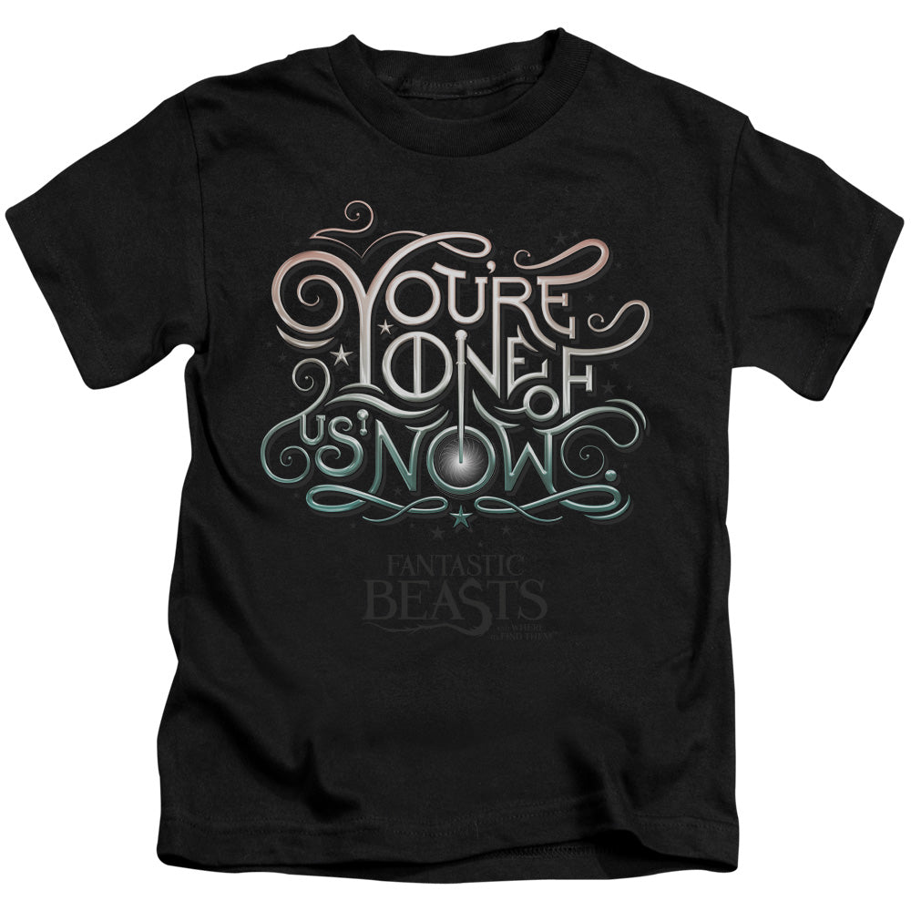Fantastic Beasts One Of Us Juvenile Kids Youth T Shirt Black Officially Licensed