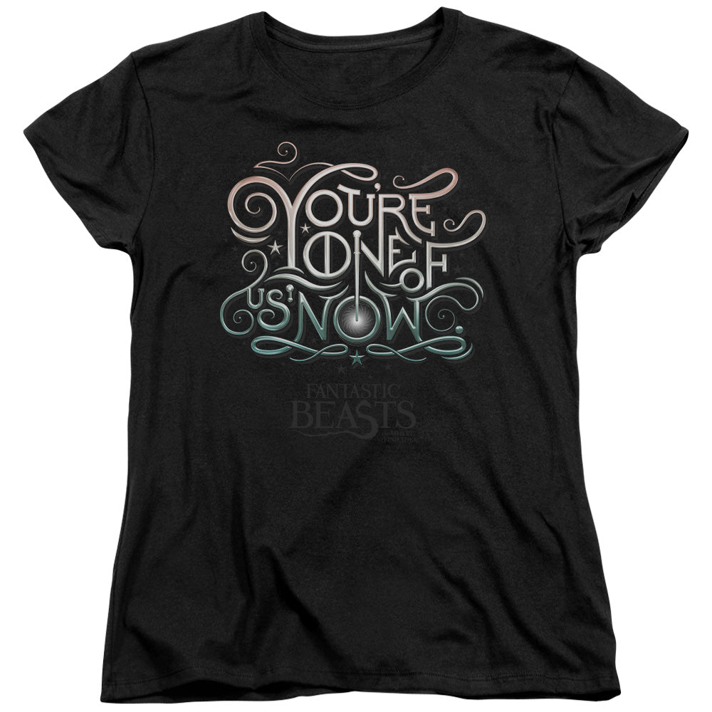 Fantastic Beasts One Of Us Womens T Shirt Black Officially Licensed