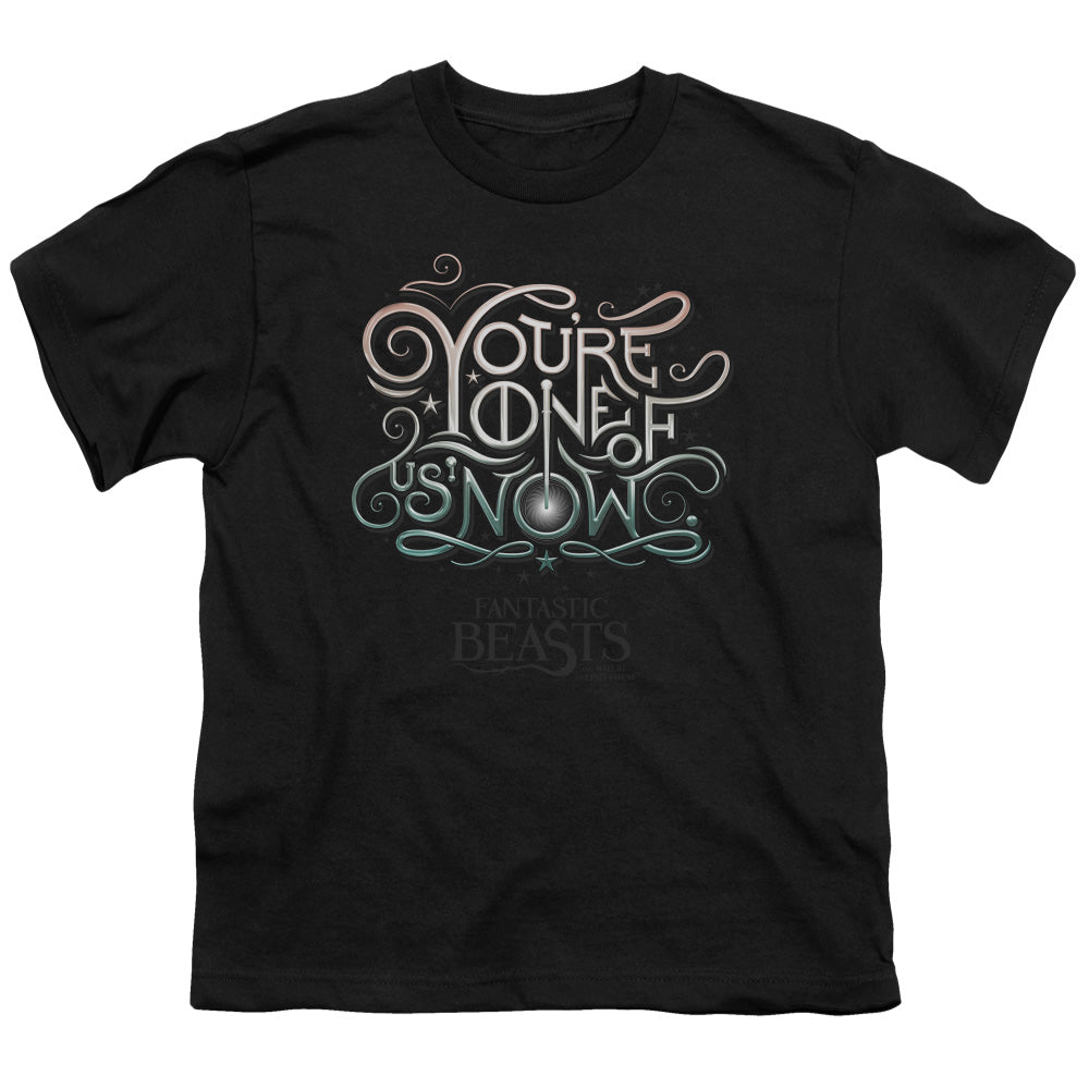 Fantastic Beasts One Of Us Kids Youth T Shirt Black Officially Licensed