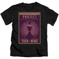 Fantastic Beasts Protect Your Mind Juvenile Kids Youth T Shirt Black Officially Licensed