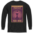 Fantastic Beasts Protect Your Mind Long Sleeve Kids Youth T Shirt Black Officially Licensed
