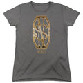 Fantastic Beasts Scamander Monogram Womens T Shirt Charcoal Officially Licensed
