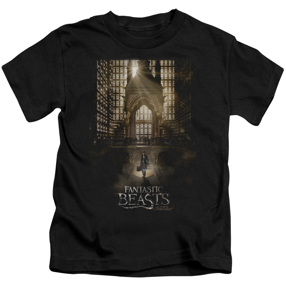 Fantastic Beasts Poster Juvenile Kids Youth T Shirt Black Officially Licensed