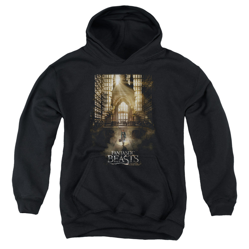 Fantastic Beasts Poster Kids Youth Hoodie Black Officially Licensed