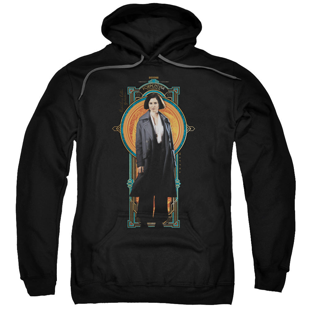 Fantastic Beasts Porpentina Goldstein Mens Hoodie Black Officially Licensed