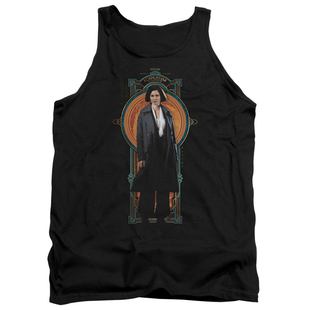 Fantastic Beasts Porpentina Goldstein Mens Tank Top Shirt Black Officially Licensed