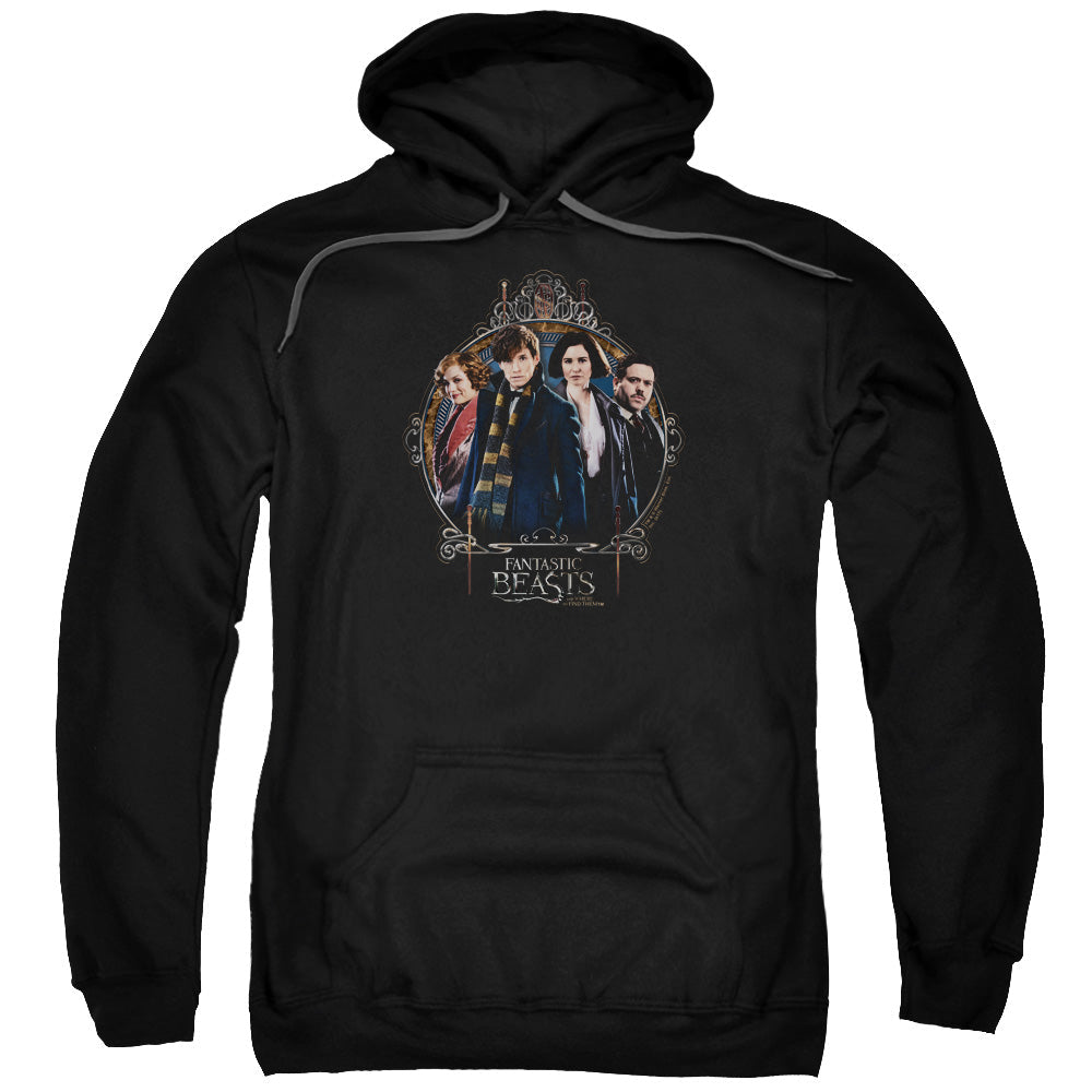 Fantastic Beasts Group Portrait Mens Hoodie Black Officially Licensed