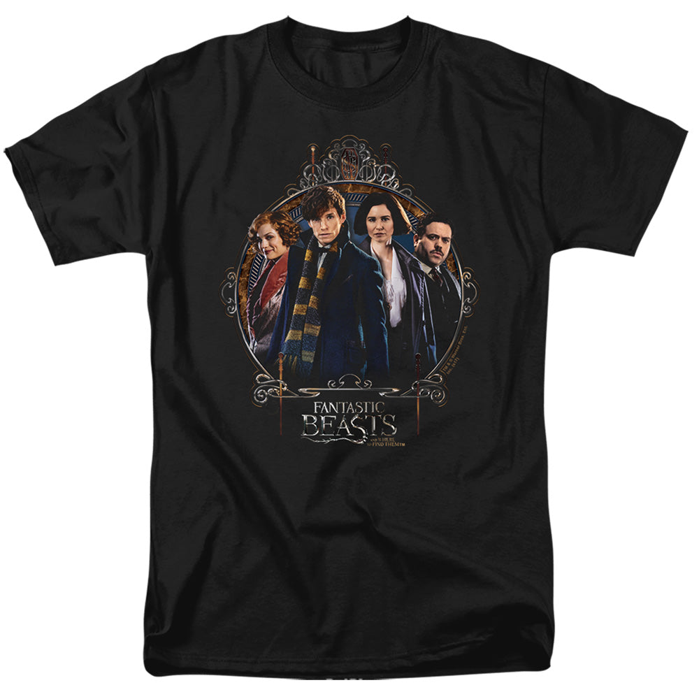 Fantastic Beasts Group Portrait Mens T Shirt Black Officially Licensed