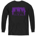Fantastic Beasts 2 Hogwarts Silhouette Long Sleeve Kids Youth T Shirt Black Officially Licensed